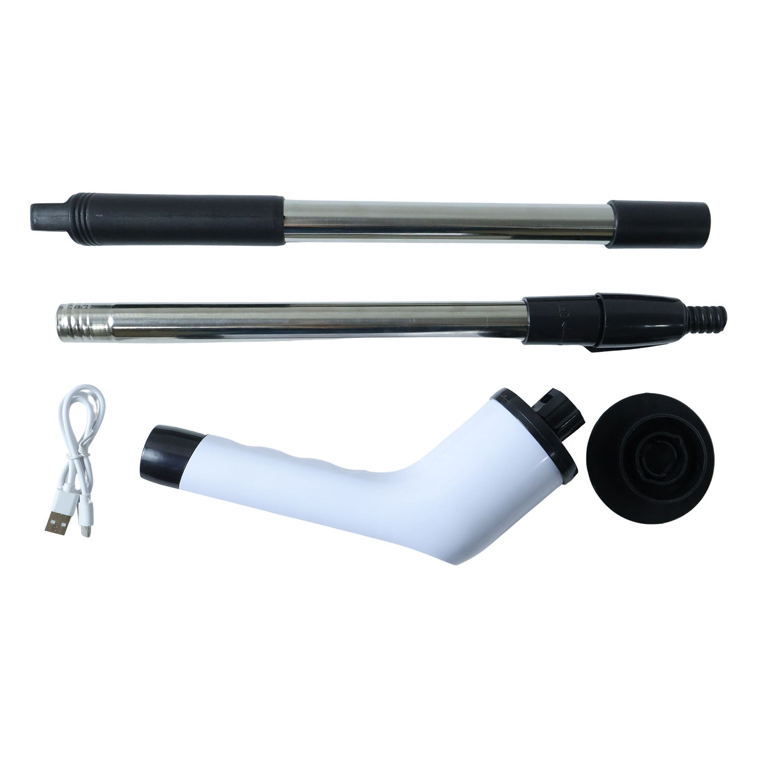 Cordless cleaning brush with attachments